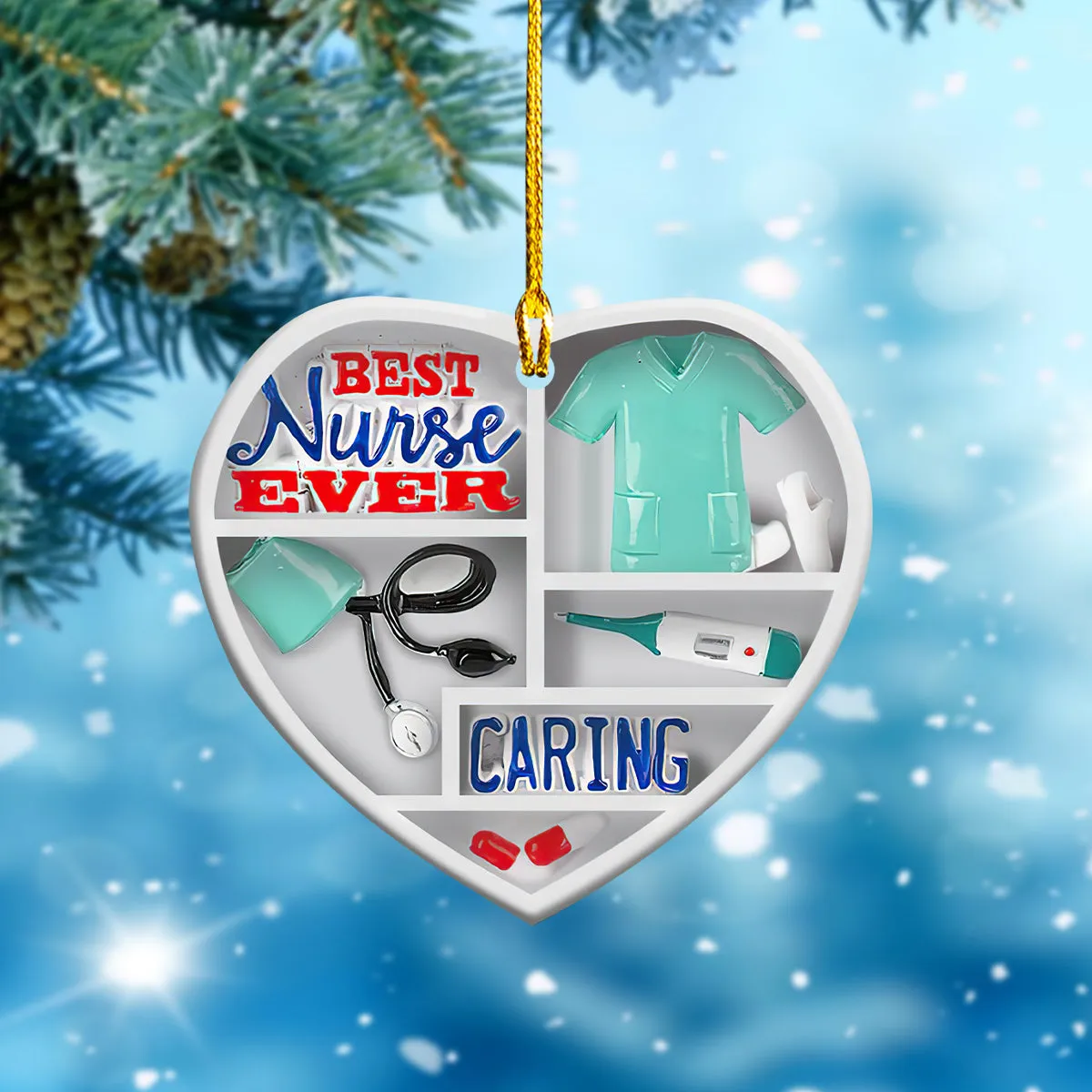 Custom Shaped Ornament - Paramedic , Nurse