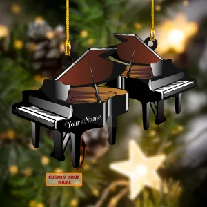 Custom Shaped Ornament - Piano 025