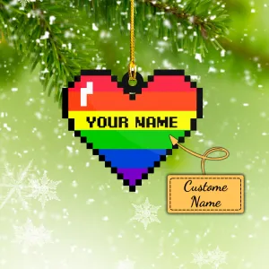 Custom Shaped Ornament -  Pride
