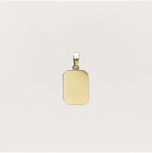 Cut-Corner Pendant, 16mm