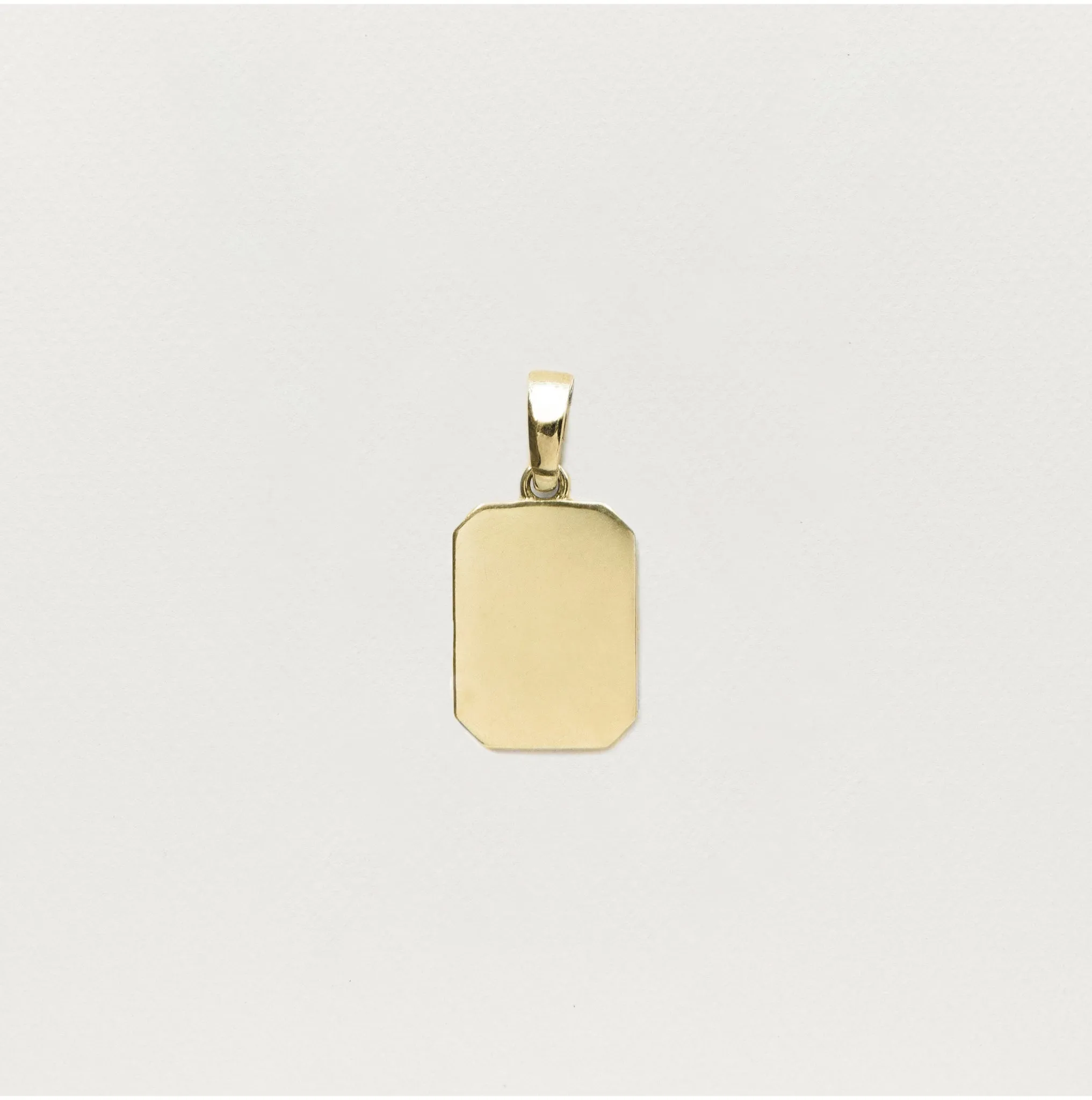 Cut-Corner Pendant, 16mm