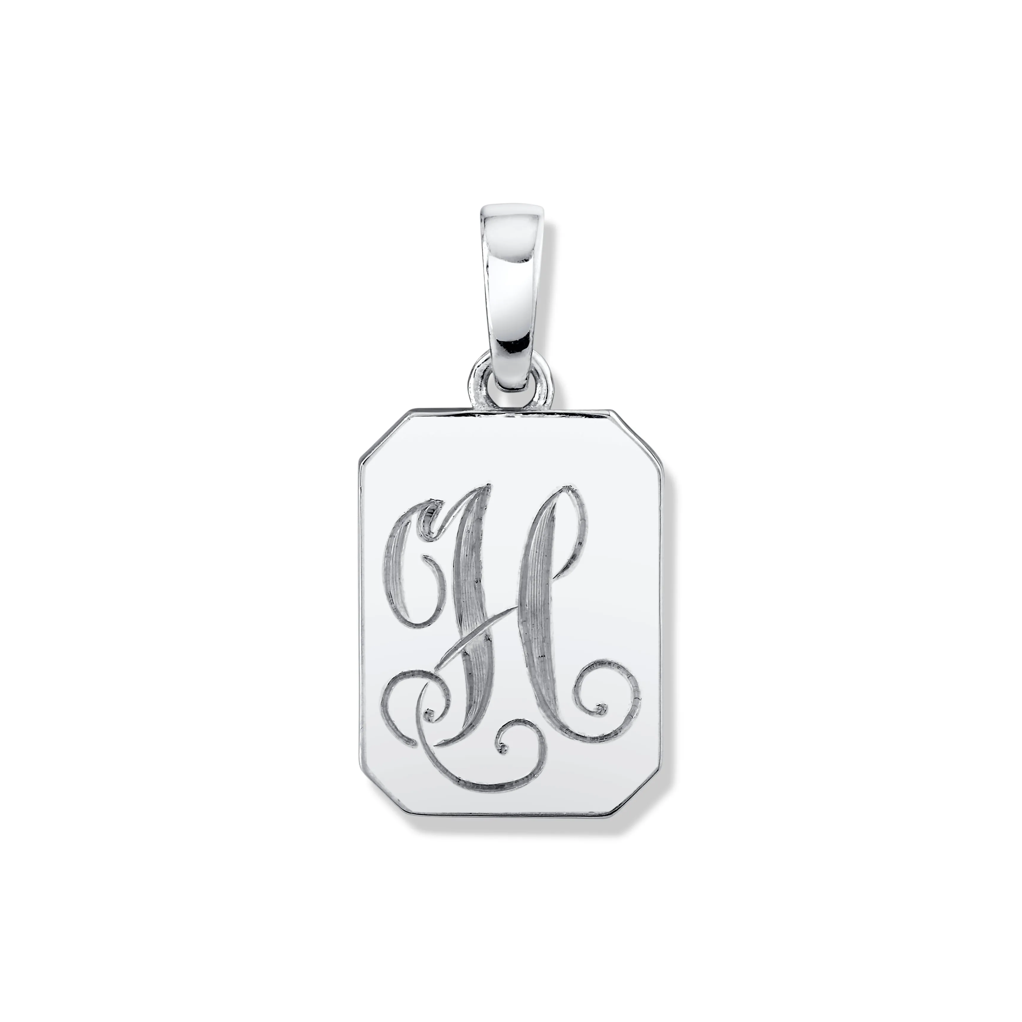 Cut-Corner Pendant, 16mm