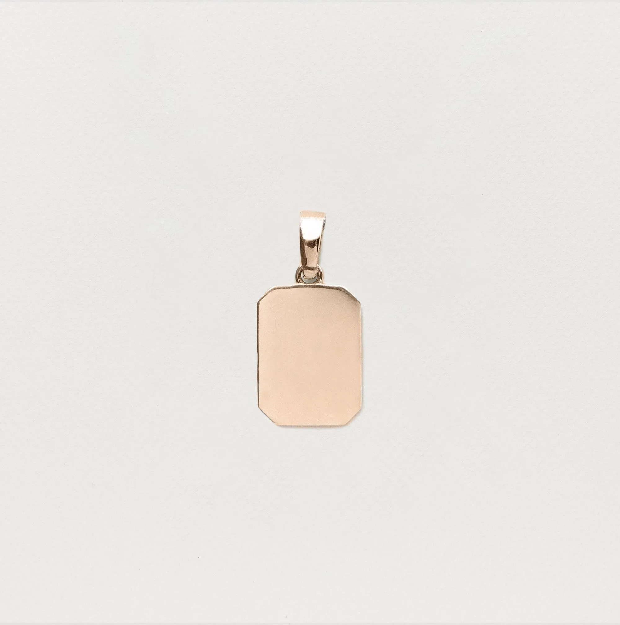 Cut-Corner Pendant, 16mm