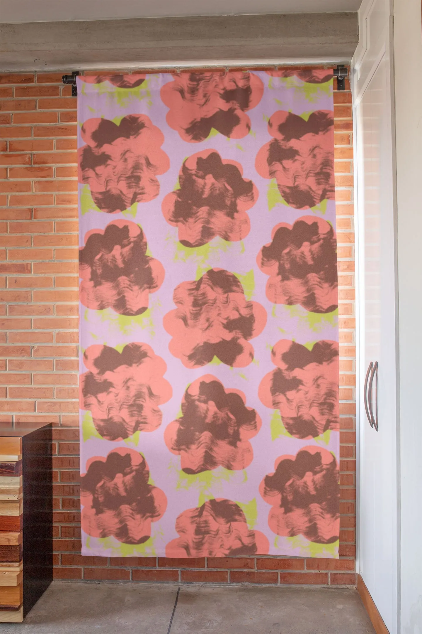 Cute pink floral surface pattern design