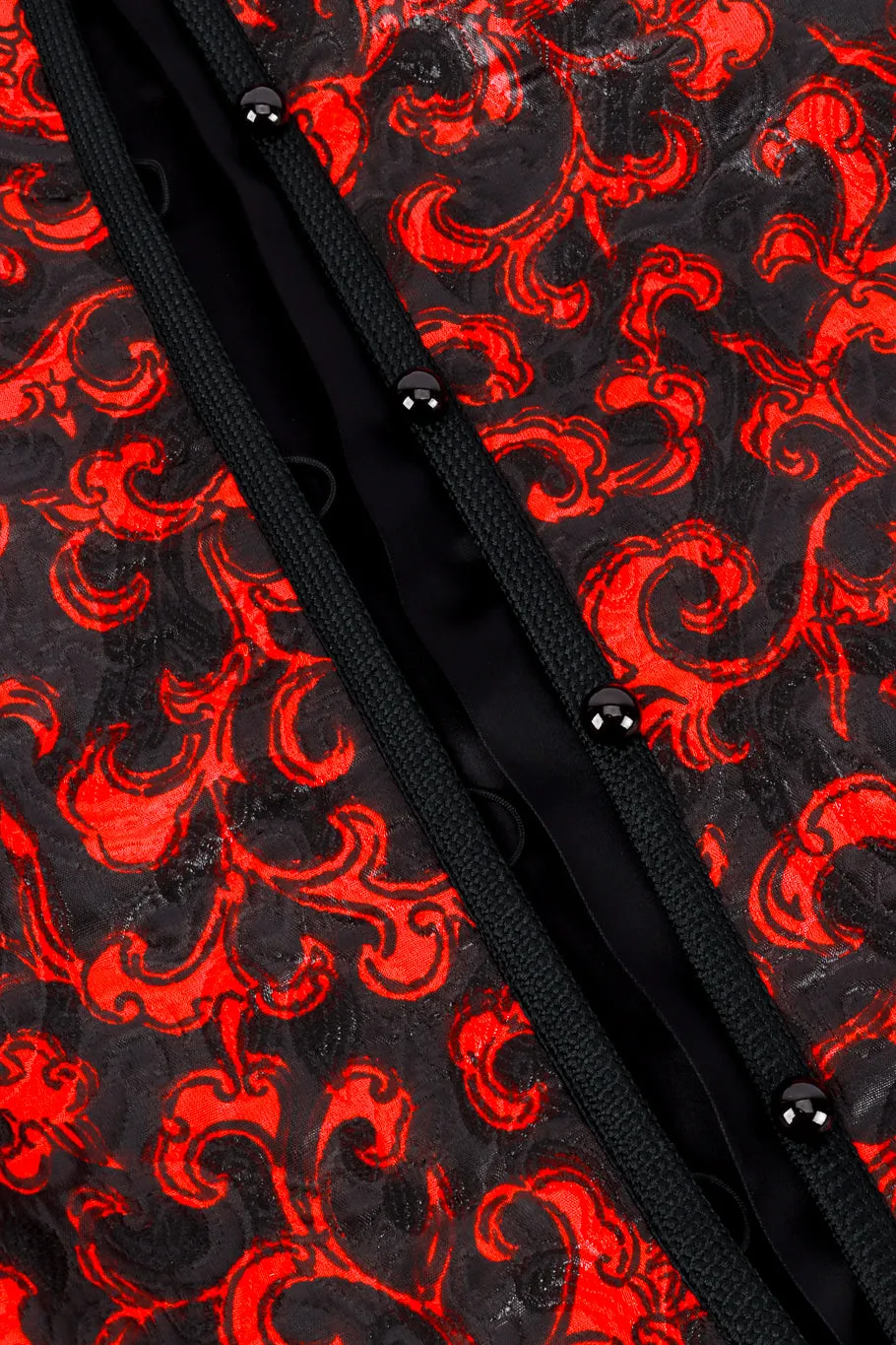 Damask Jacquard Mandarin Jacket