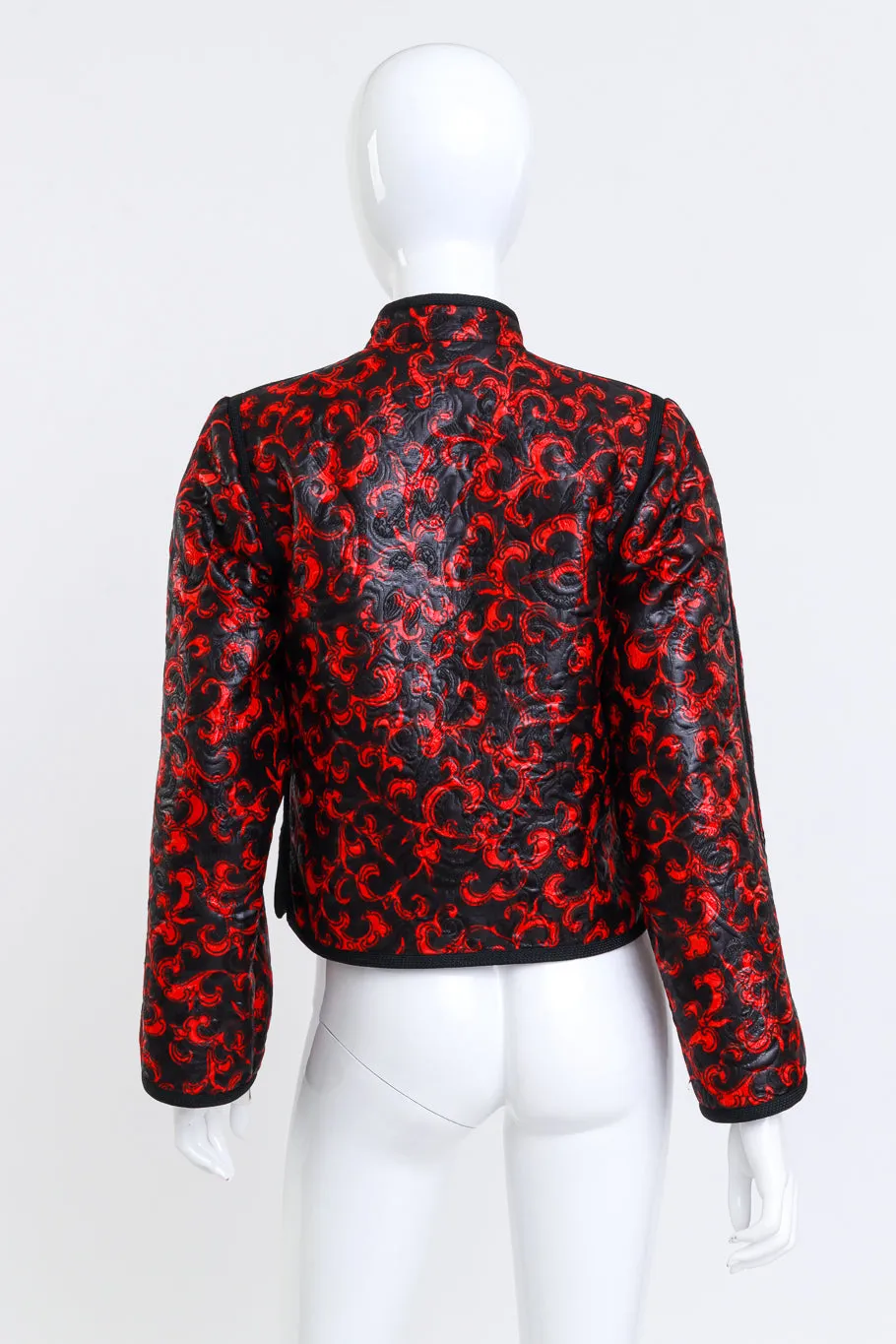 Damask Jacquard Mandarin Jacket