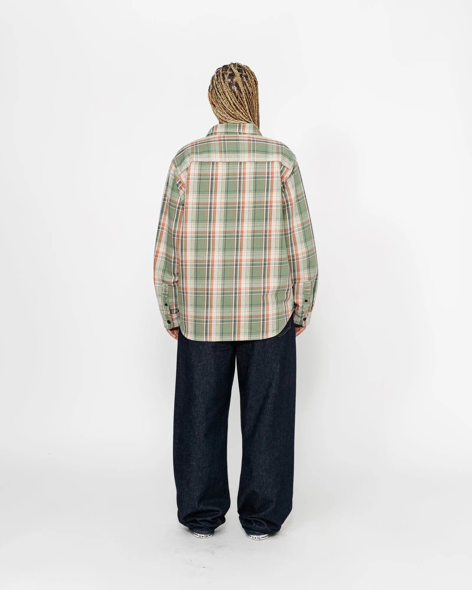 DAN WASHED COTTON PLAID SHIRT