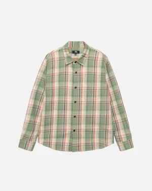 DAN WASHED COTTON PLAID SHIRT