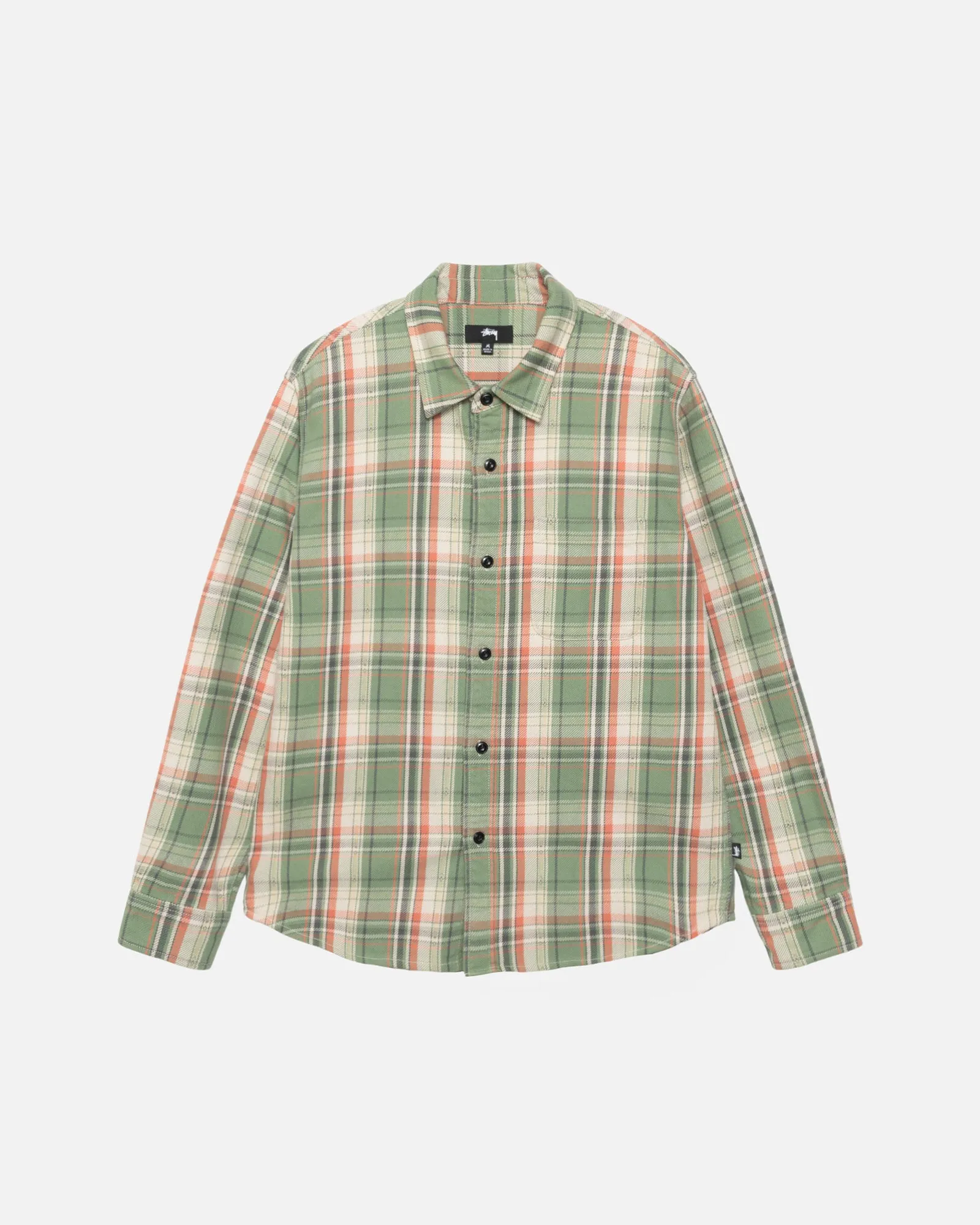 DAN WASHED COTTON PLAID SHIRT