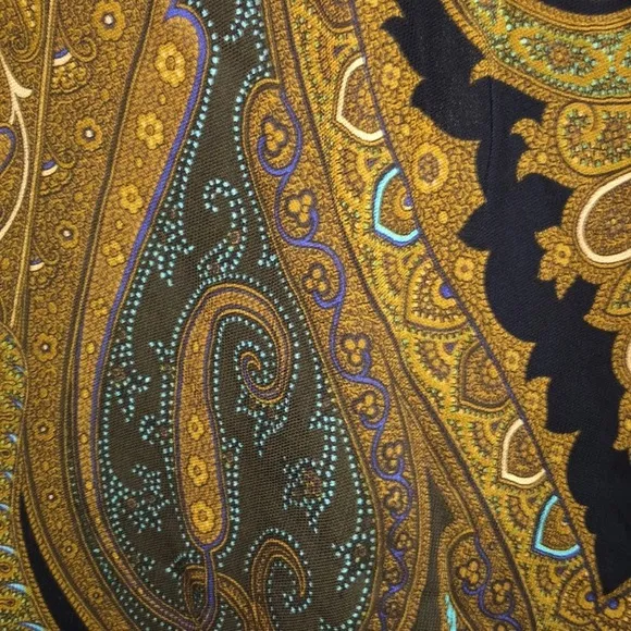 💚DANA BUCHMAND💚LONG PAISLEY WRAP SKIRT💚
