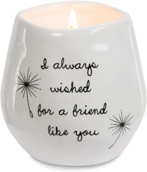 Dandelion Always Wished for a Friend like You Ceramic Soy Candle