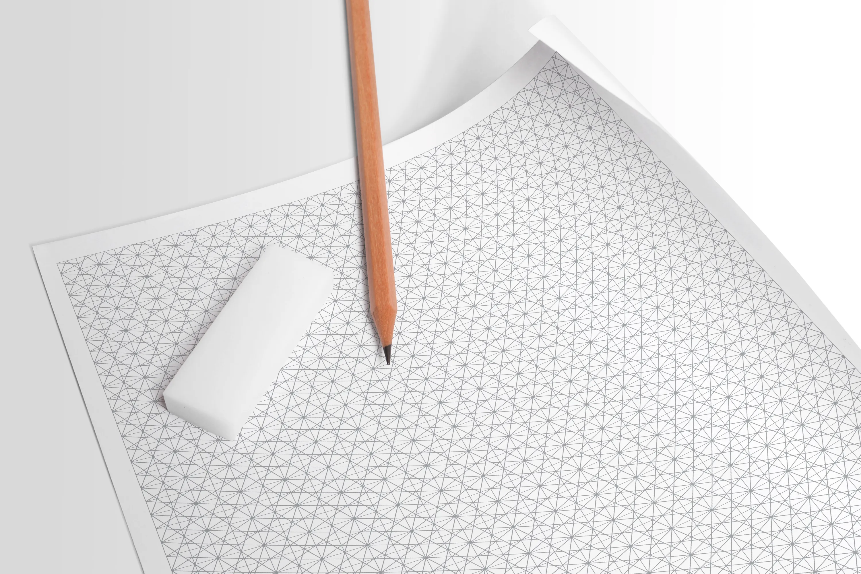 Design Ideation Grid Paper. GREY Grid. Premium Grid Paper. Creative Project.  (8.5" x 11") Polar Grid. LP-GRID-CP-GR