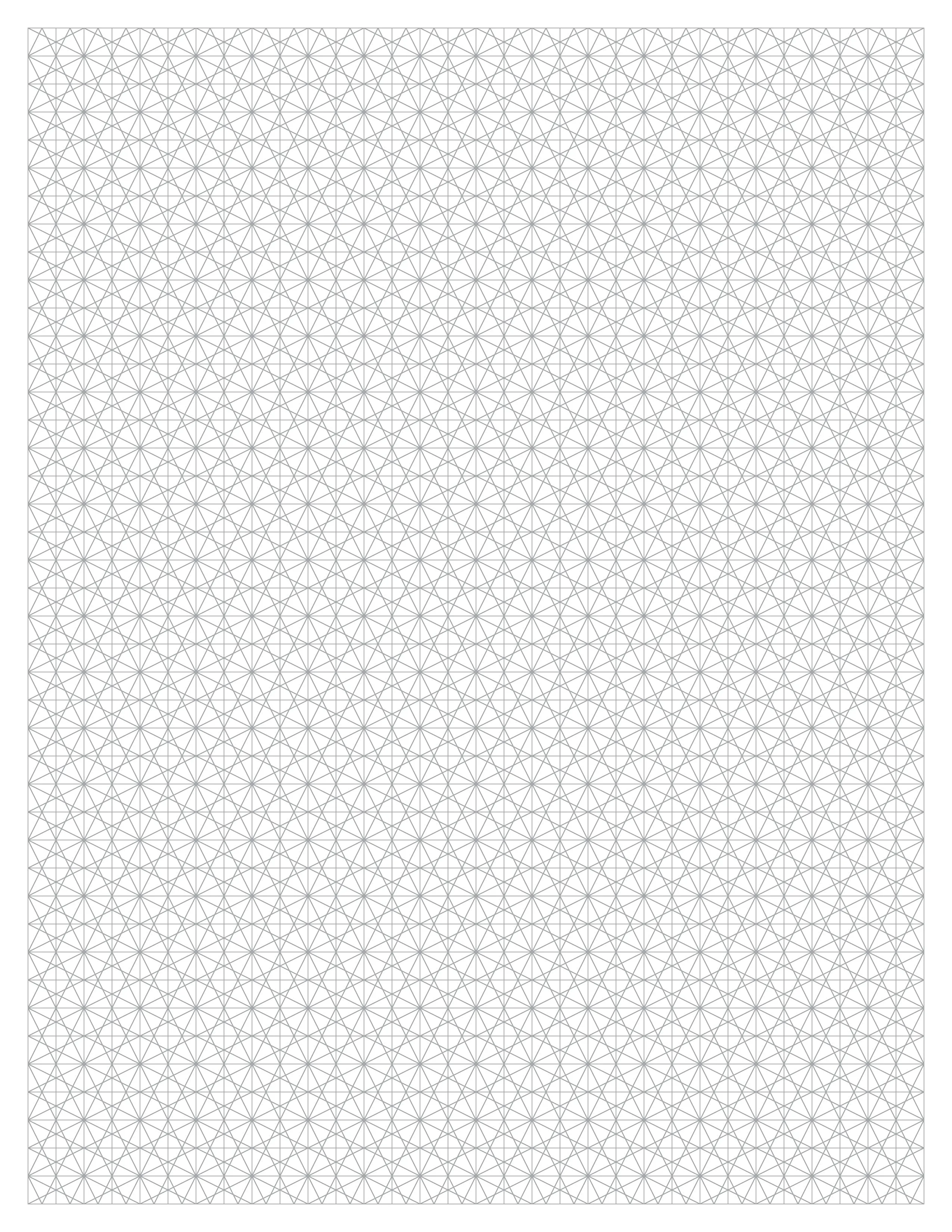 Design Ideation Grid Paper. GREY Grid. Premium Grid Paper. Creative Project.  (8.5" x 11") Polar Grid. LP-GRID-CP-GR