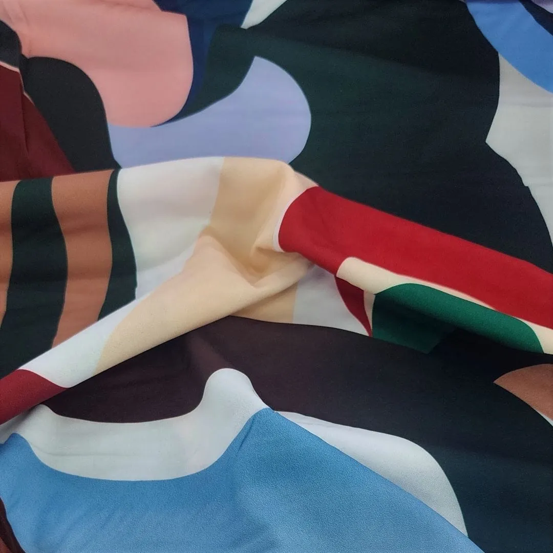 Digital Printed Fabiana Fabric Big Flower 150cm