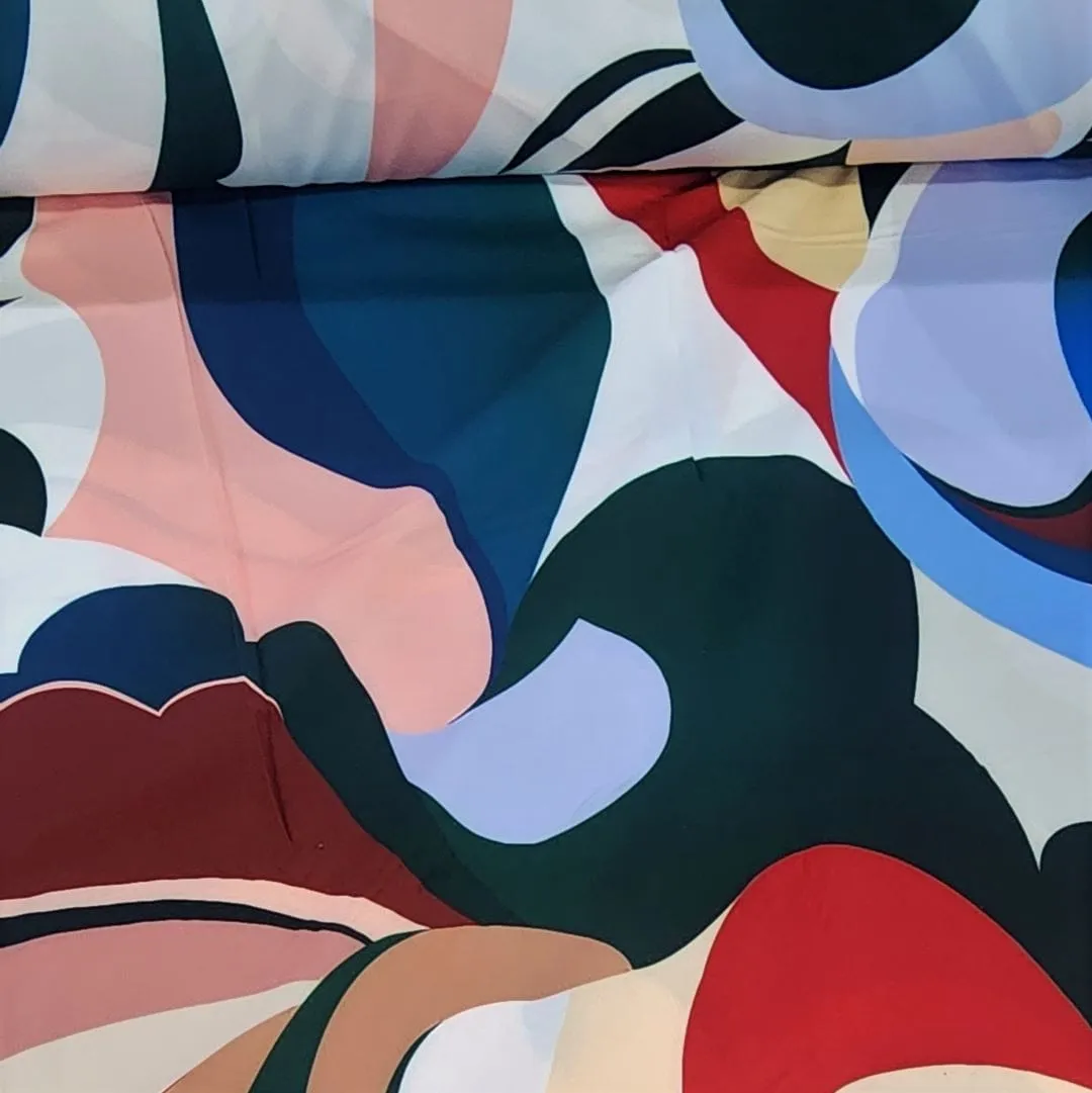Digital Printed Fabiana Fabric Big Flower 150cm