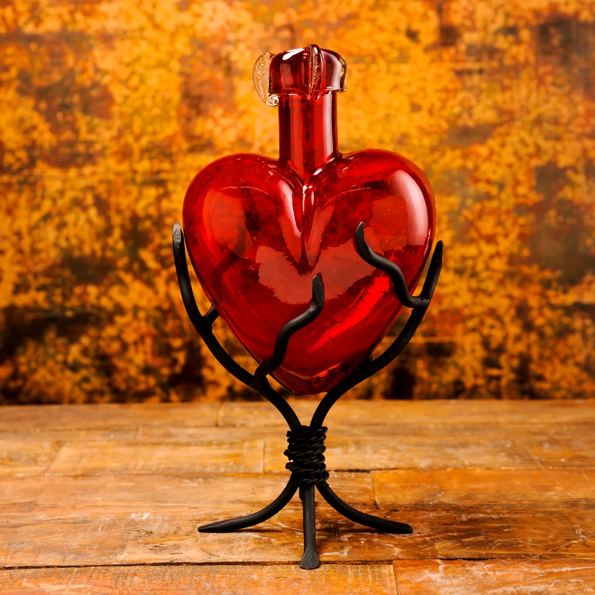 Divine Glass Hearts | Red