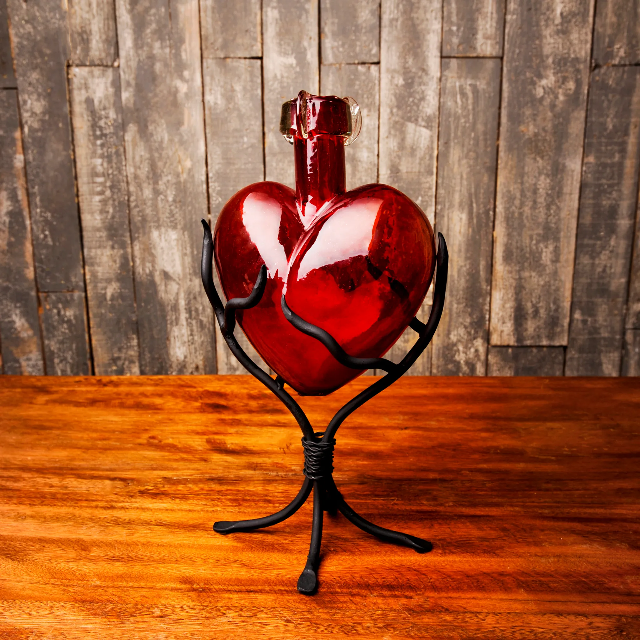 Divine Glass Hearts | Red