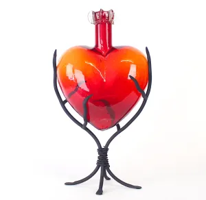 Divine Glass Hearts | Red