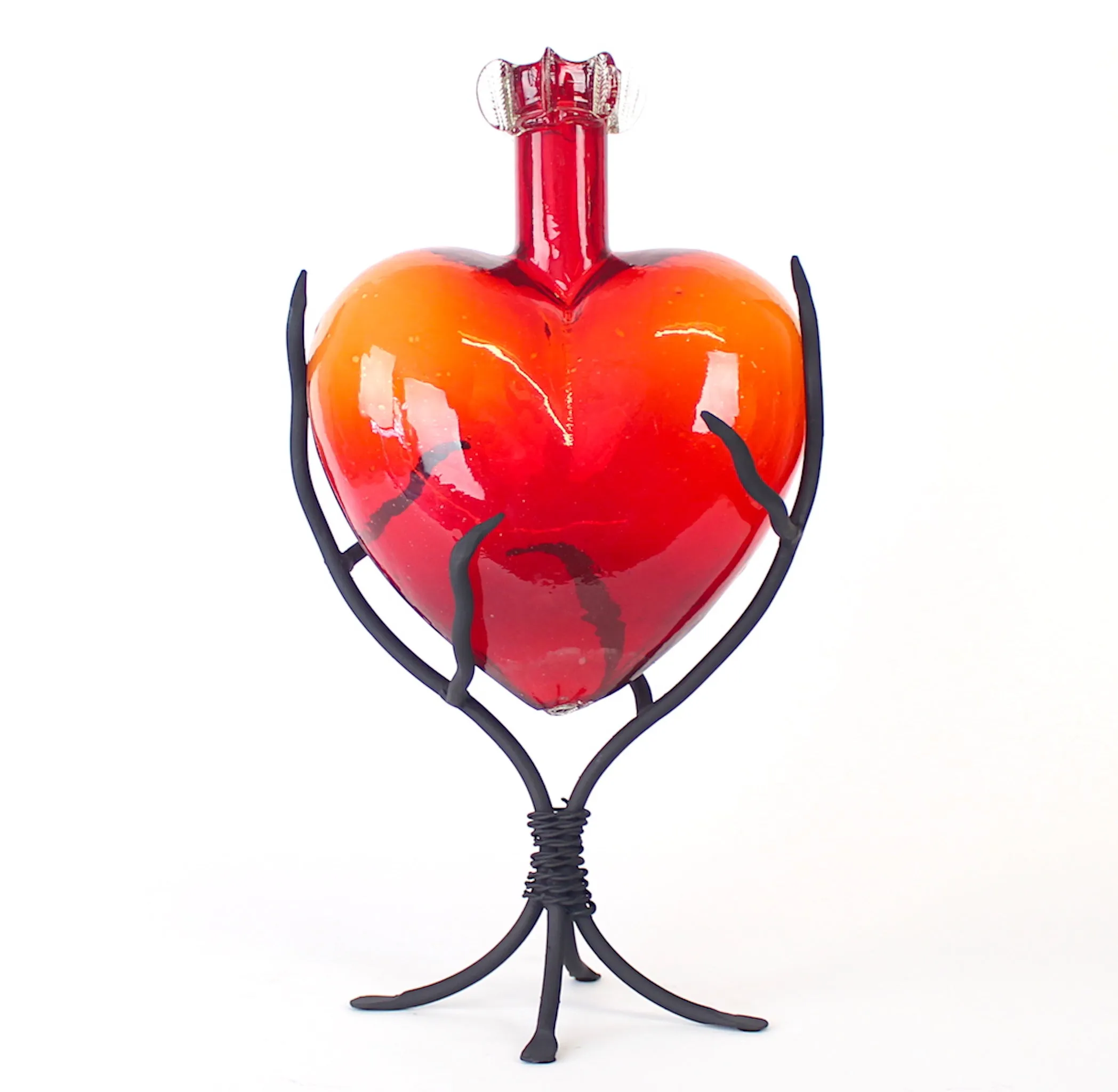 Divine Glass Hearts | Red