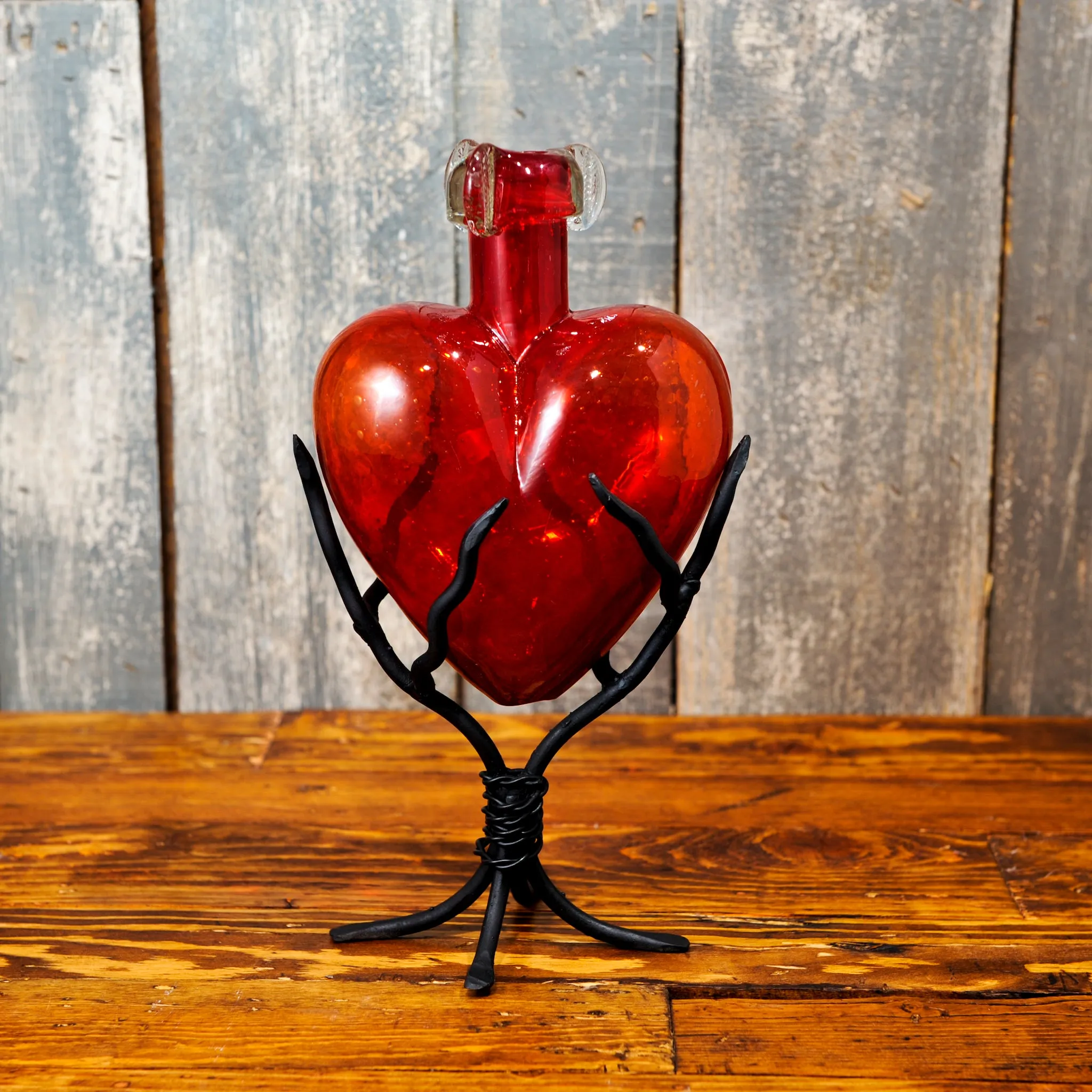 Divine Glass Hearts | Red