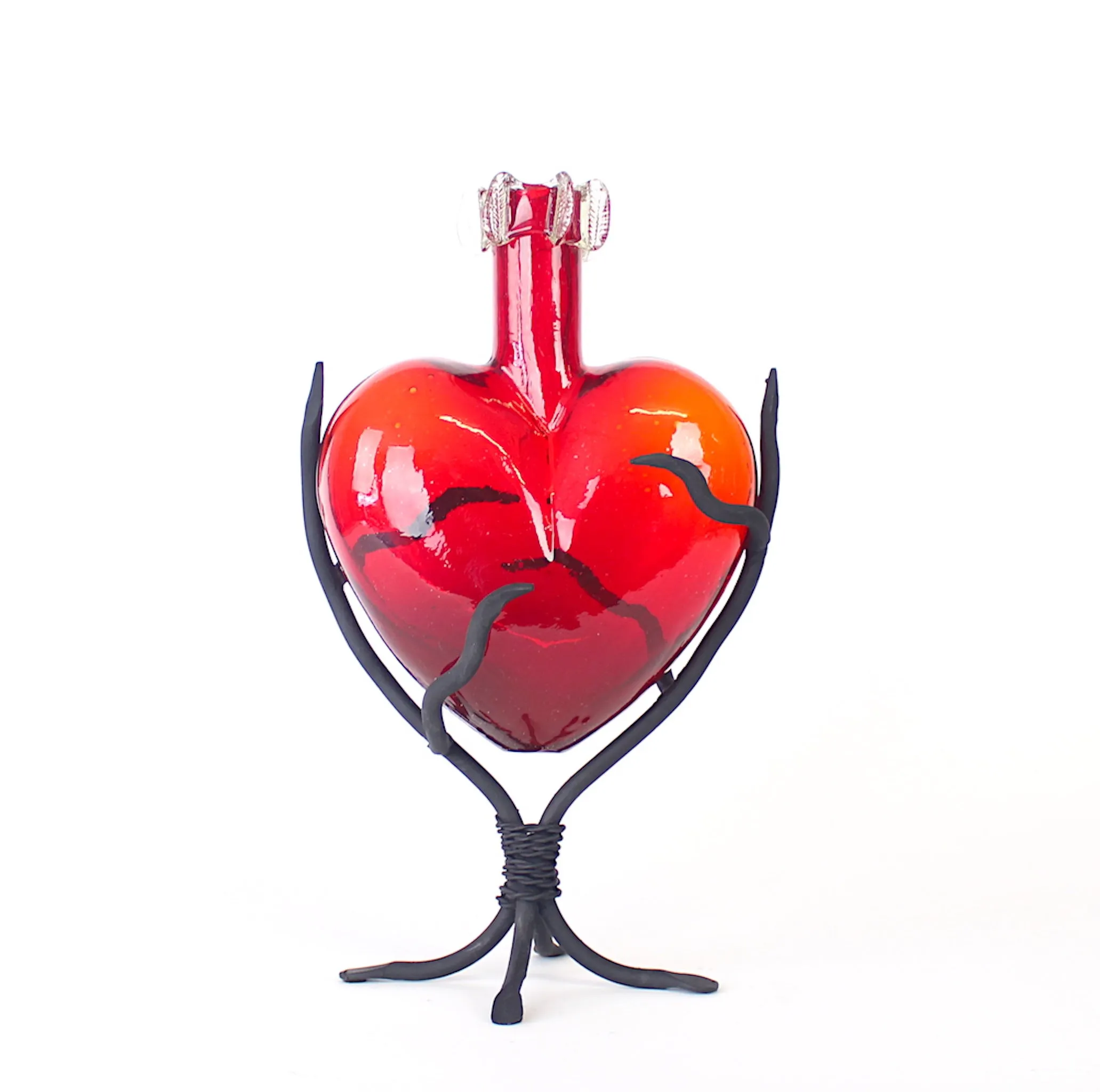 Divine Glass Hearts | Red