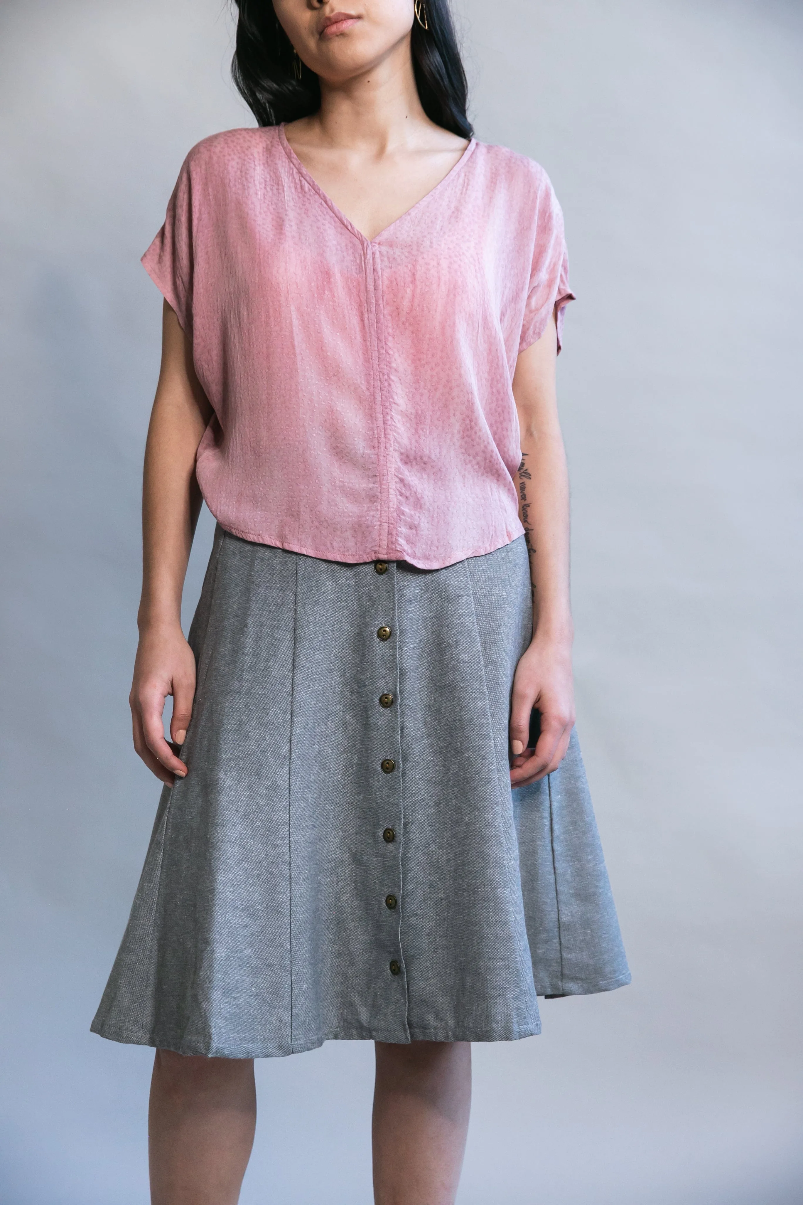 Dolman Top in Tea Rose
