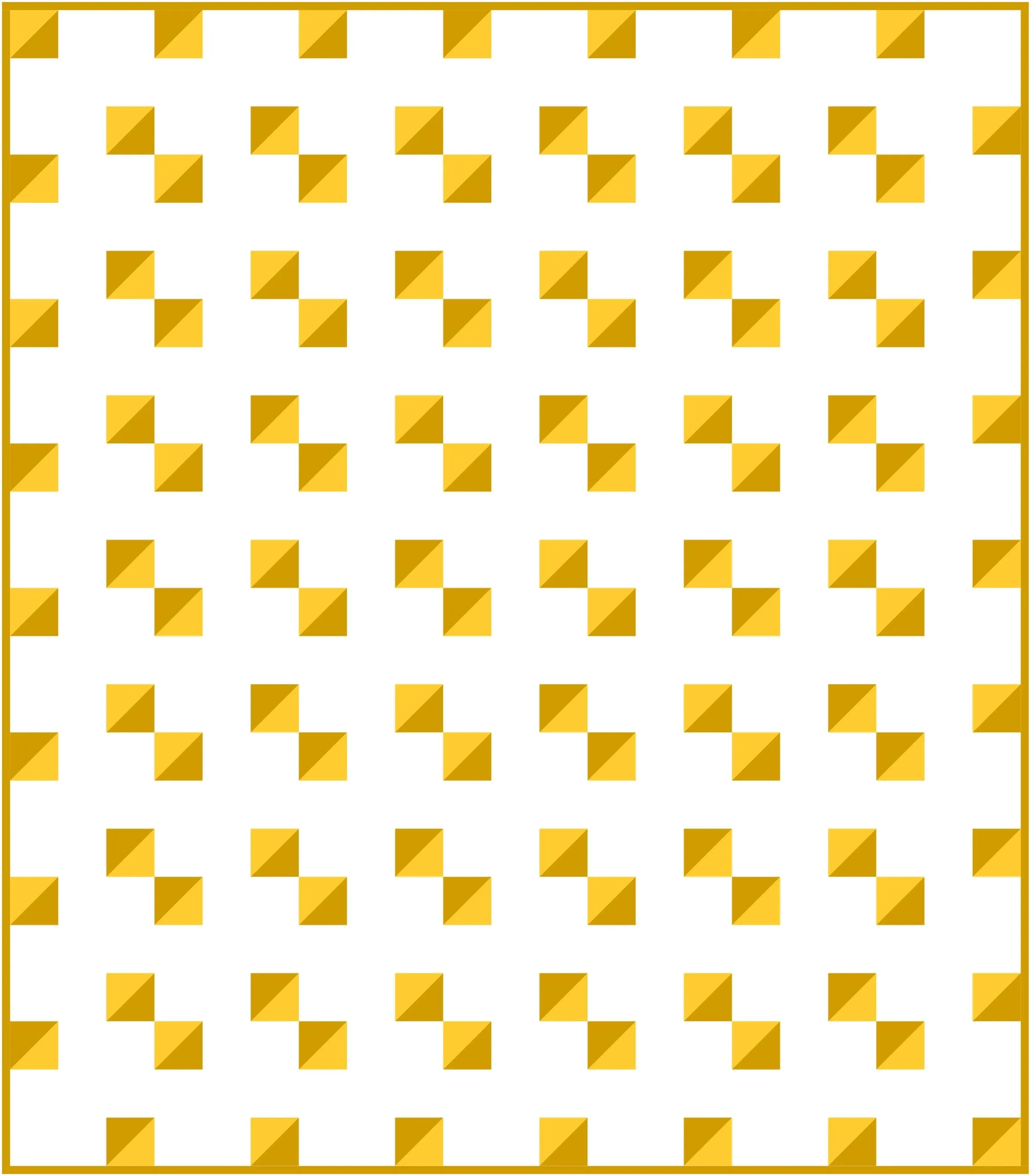 Double Time Quilt Block Pattern