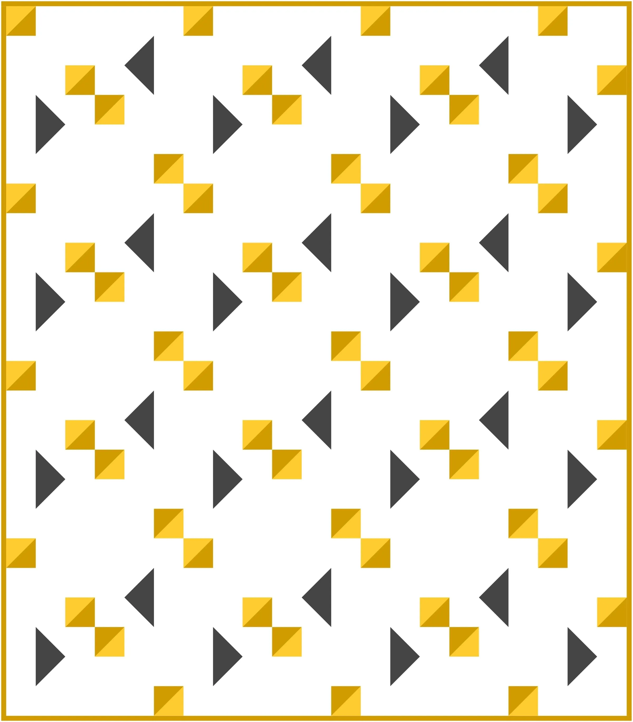 Double Time Quilt Block Pattern