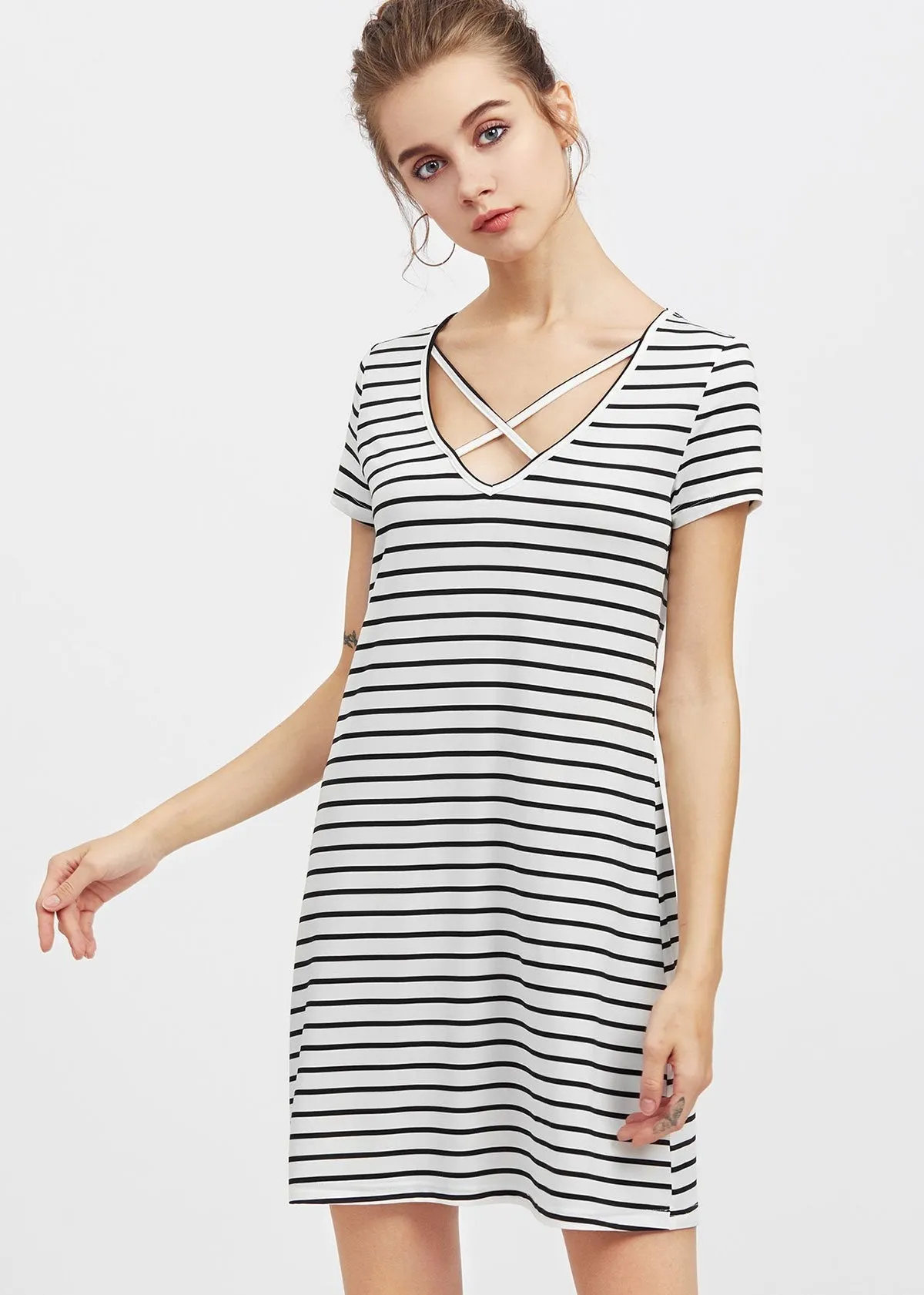 Drape Collar Solid Blazer