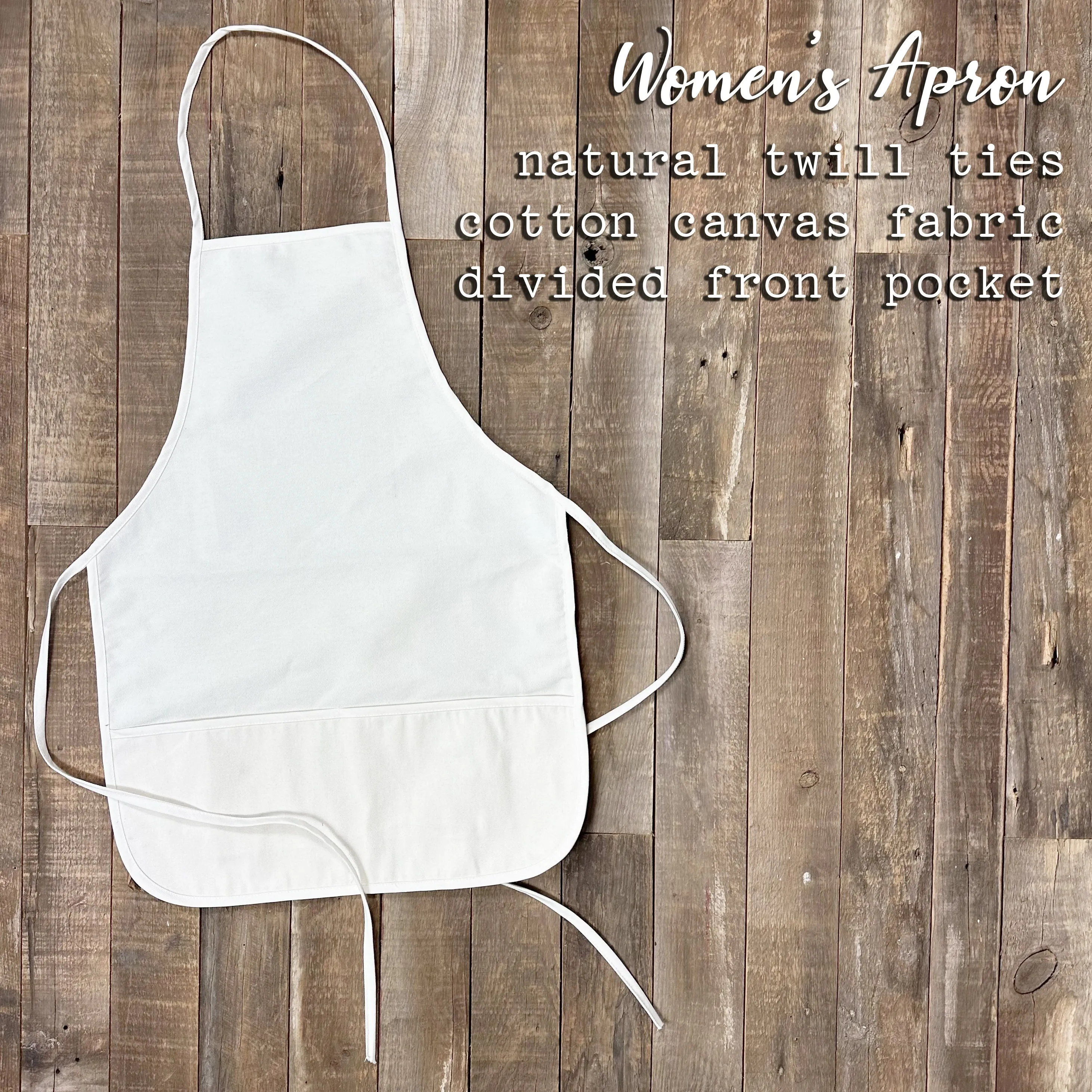 Dried Harvest Flowers - Women's Apron