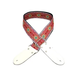 DSL JAC20-SAL-RED Strap 2" Jacquard Weave Sal Red