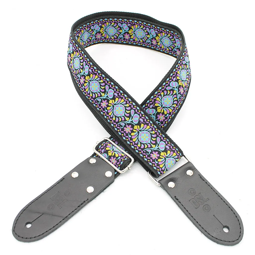 DSL JAC20-TUK-PURPLE Strap 2" Jacquard Weave Tuk Purple