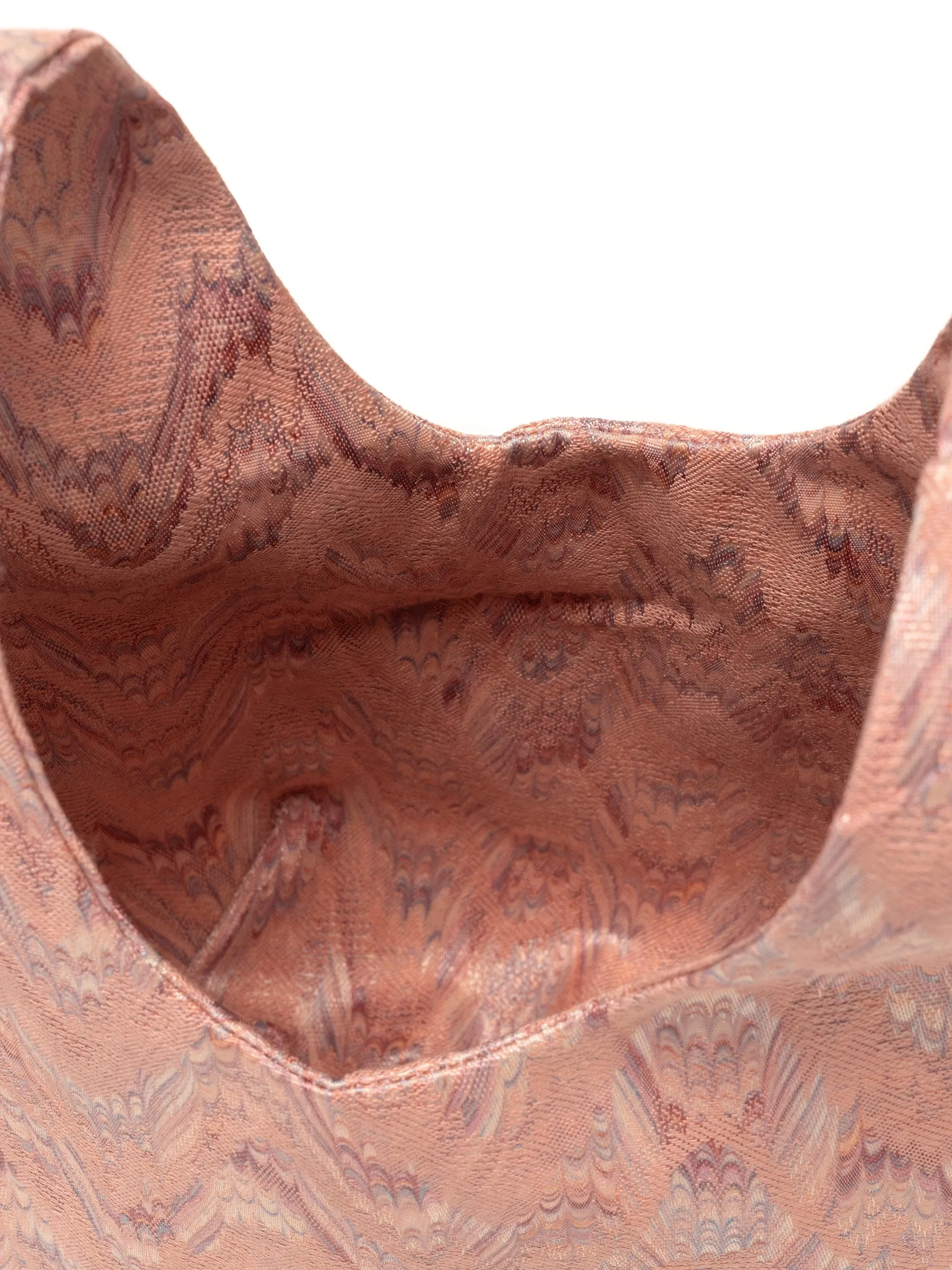 egg tote - vintage jacquard pink lumiere