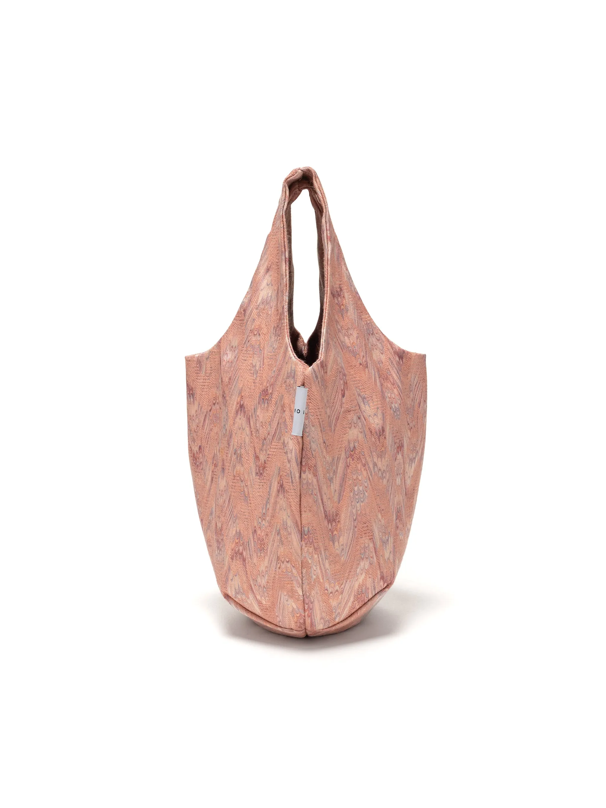 egg tote - vintage jacquard pink lumiere