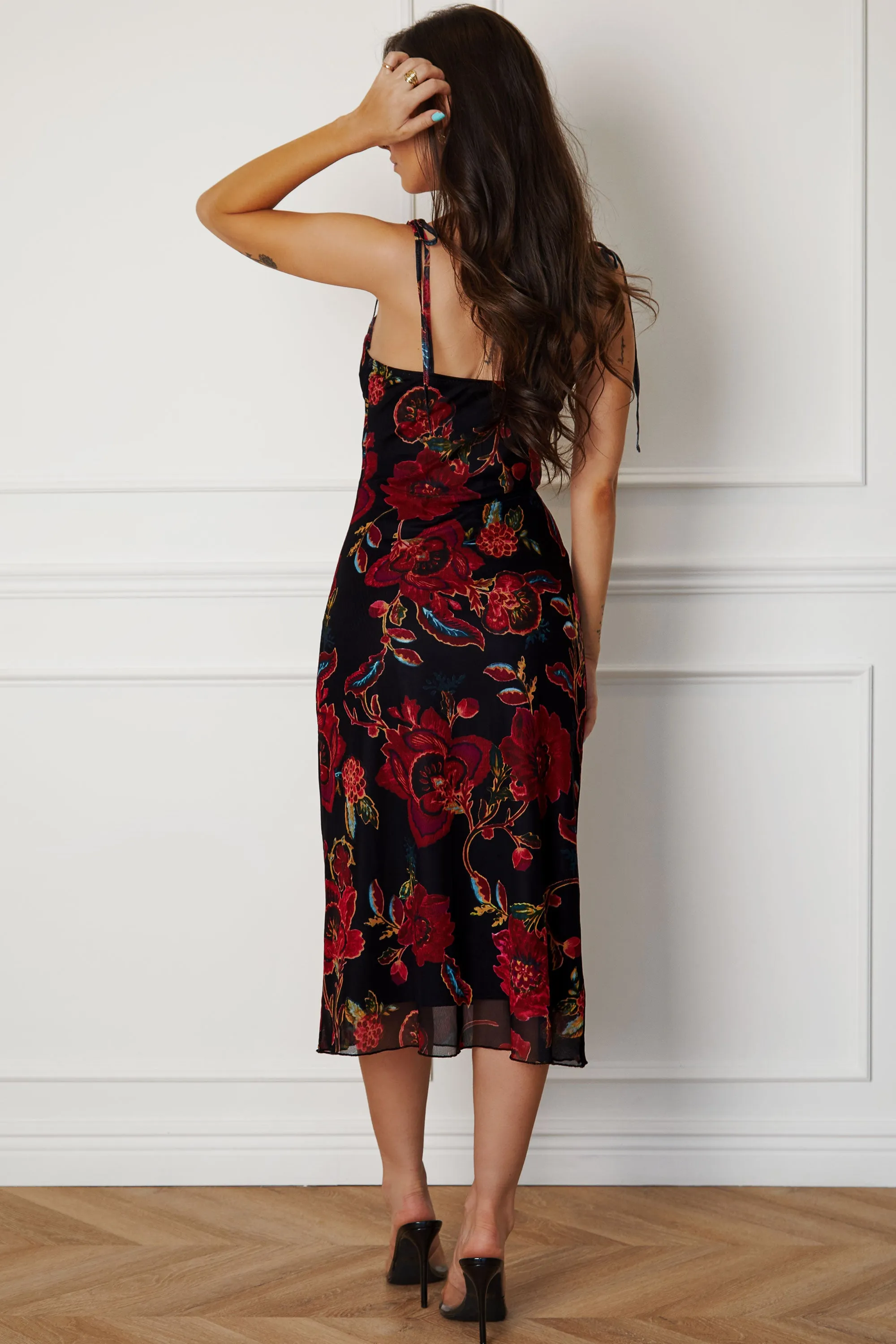 Elyse Floral Midi Dress