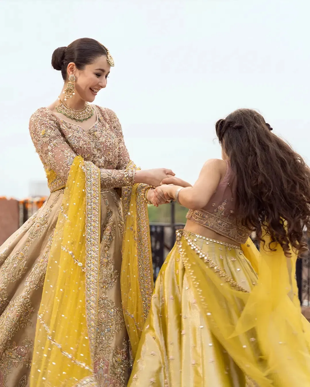 Embellished Bridal Lehenga Choli and Dupatta Dress