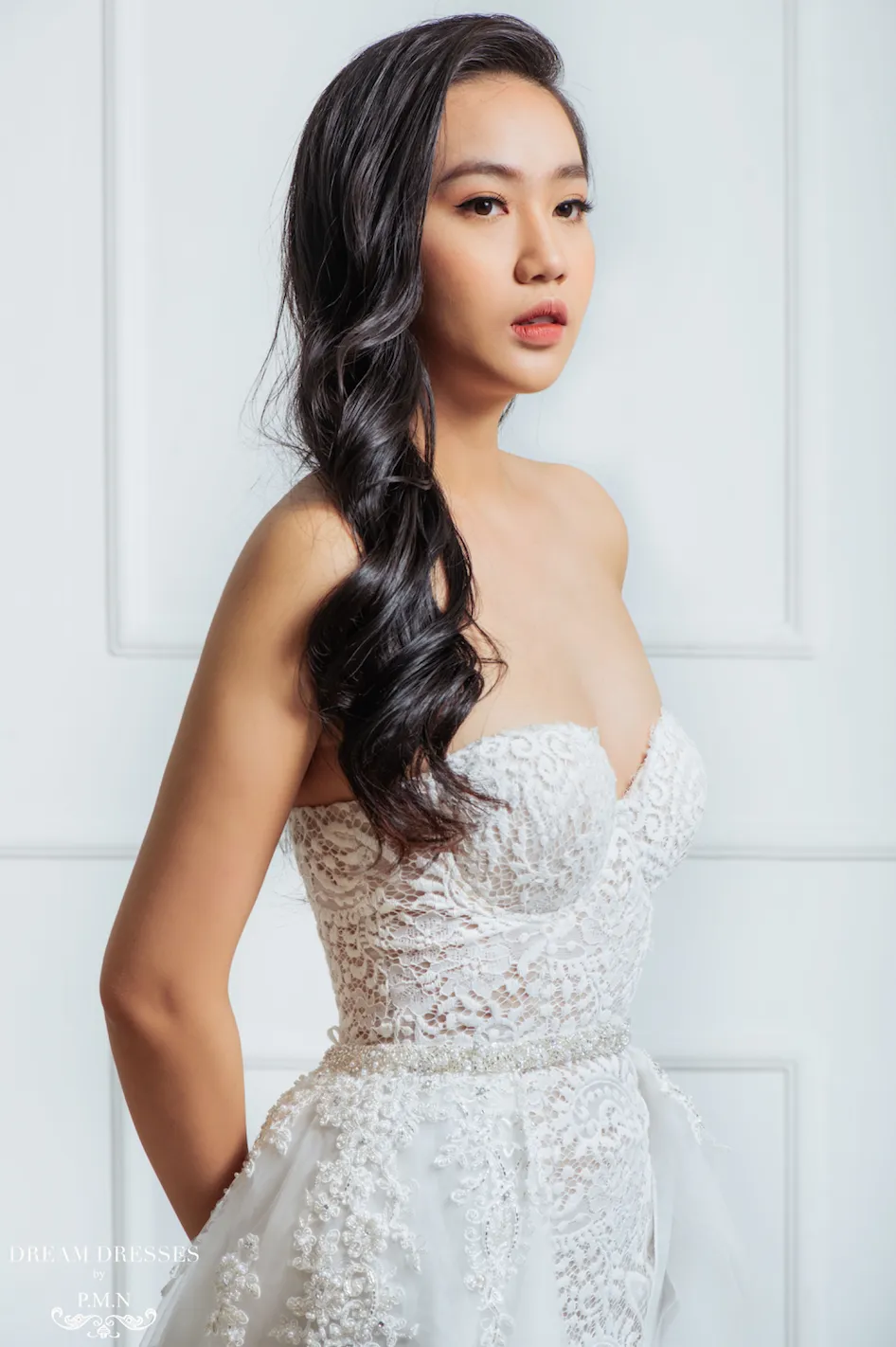 Embellished Detachable Bridal Overskirt (#Myra)