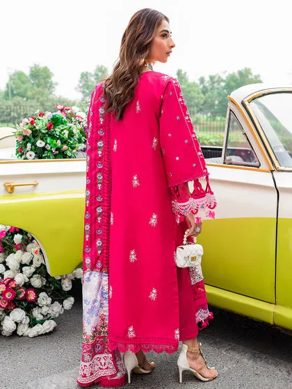 Embroidered Shocking Pink Pakistani Salwar Kameez Dupatta Salwar Suit