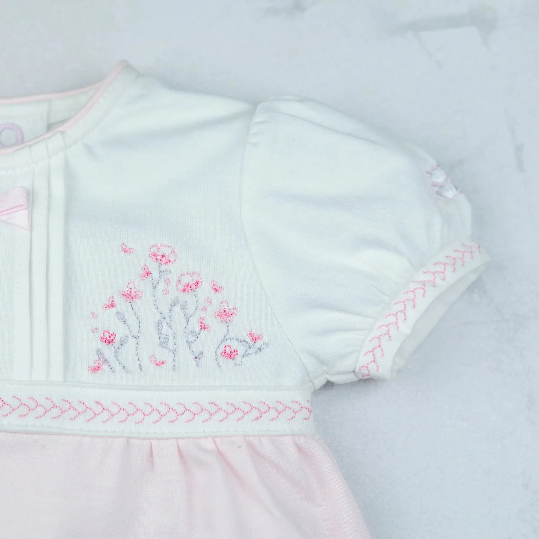 Emile et Rose Jemma Baby Girls Floral Embroidery Romper