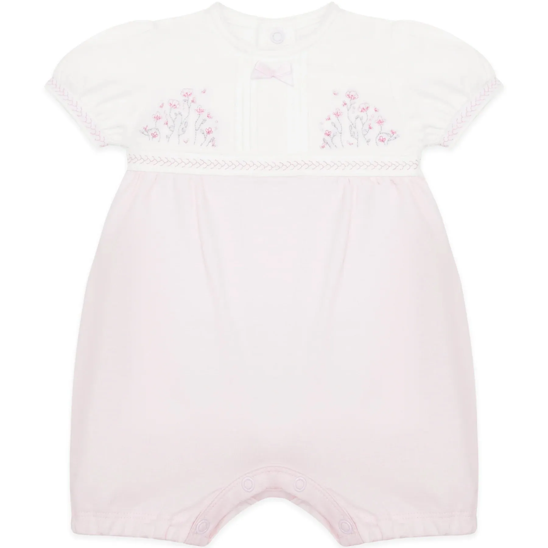 Emile et Rose Jemma Baby Girls Floral Embroidery Romper