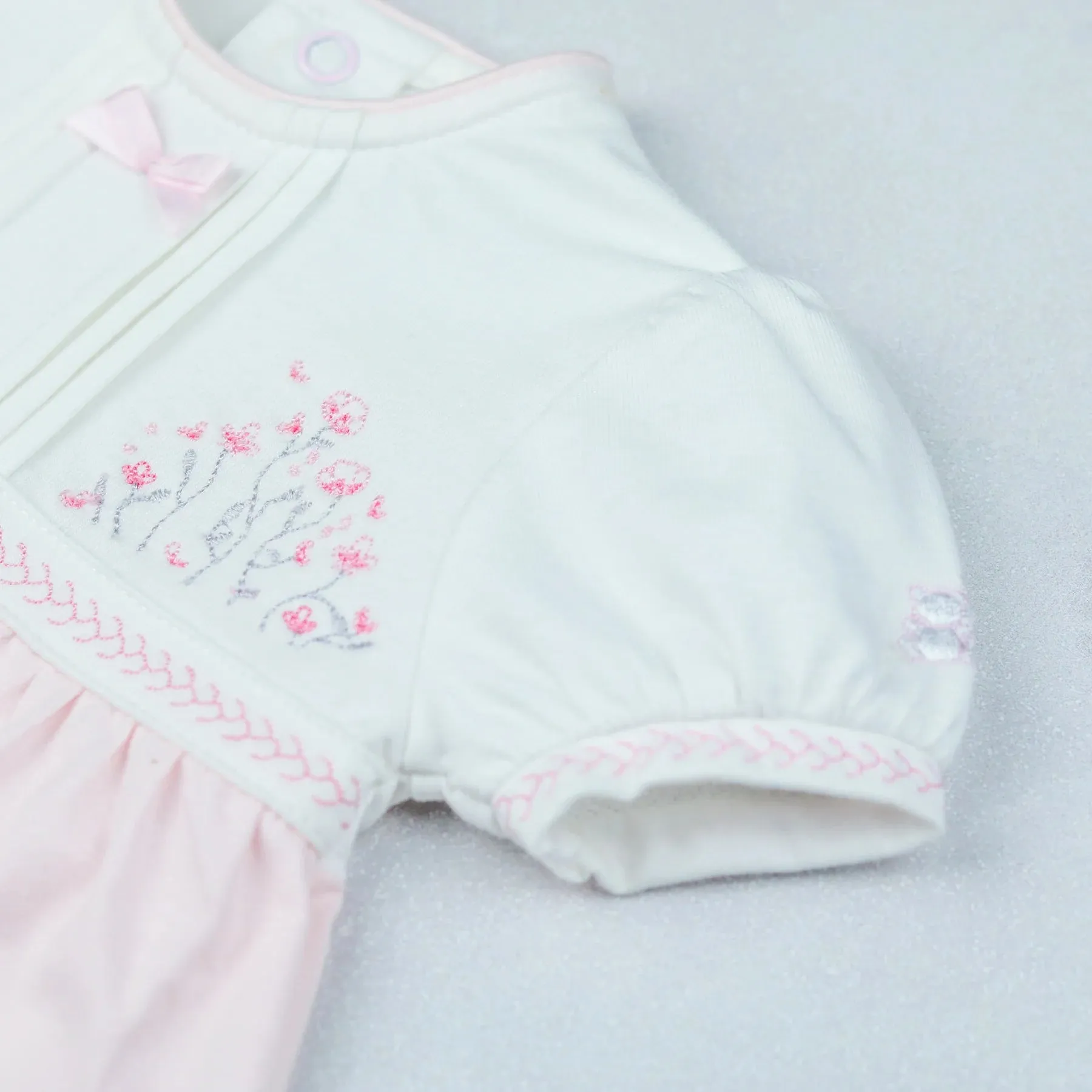 Emile et Rose Jemma Baby Girls Floral Embroidery Romper