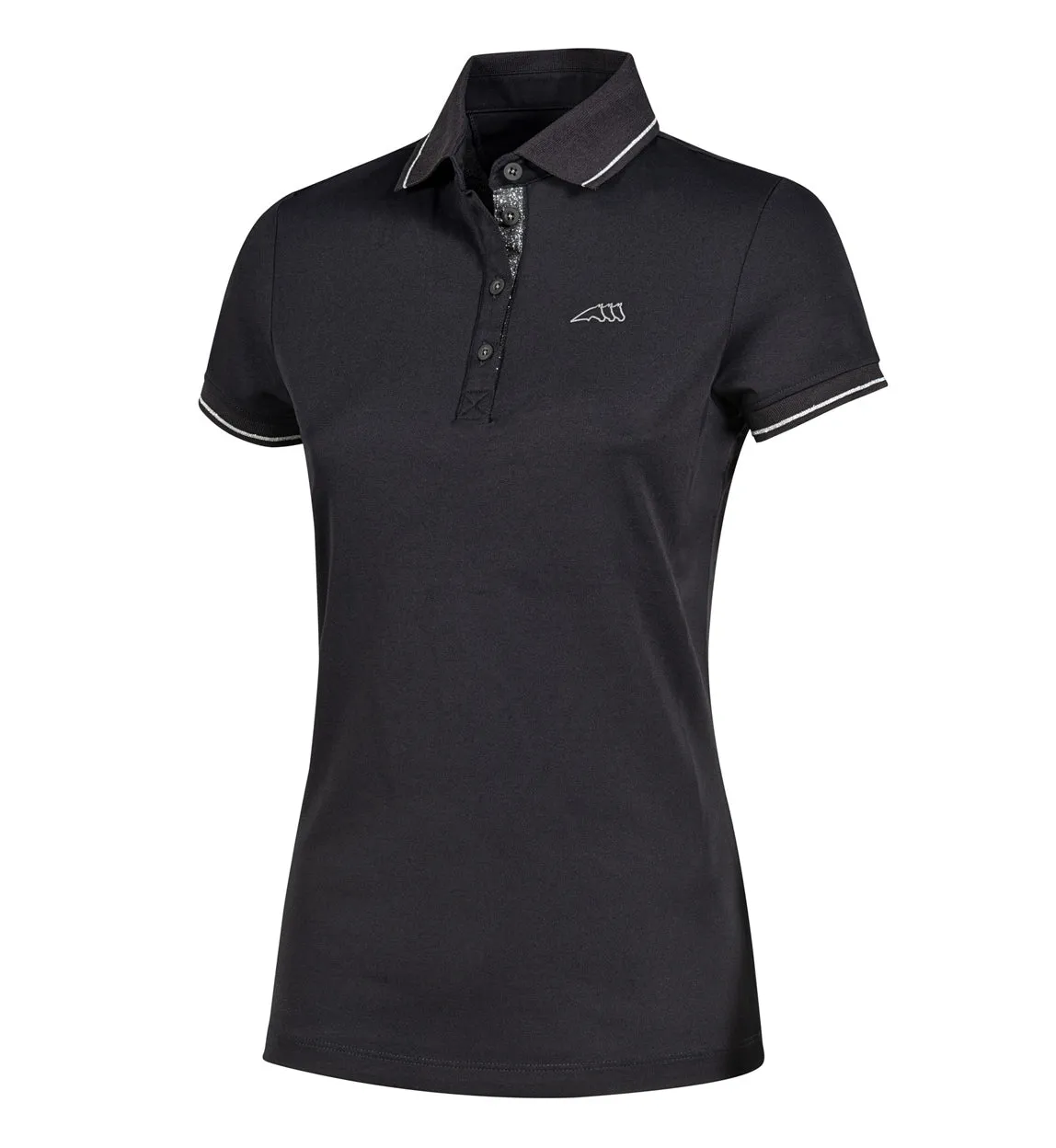 Equiline Gretig Performance Polo Shirt with Glitter Details - SALE