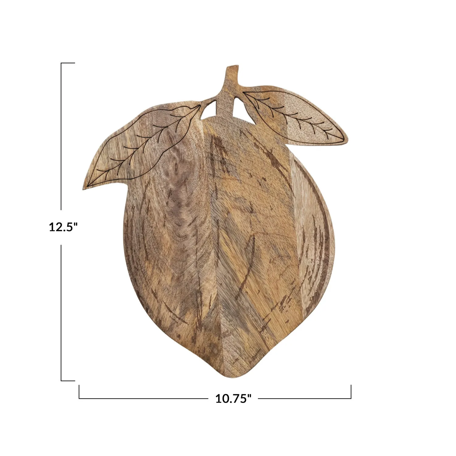 Etched Lemon Serving Board