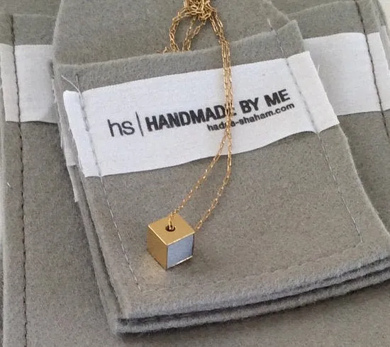 Everyday Geometric Cube Necklace