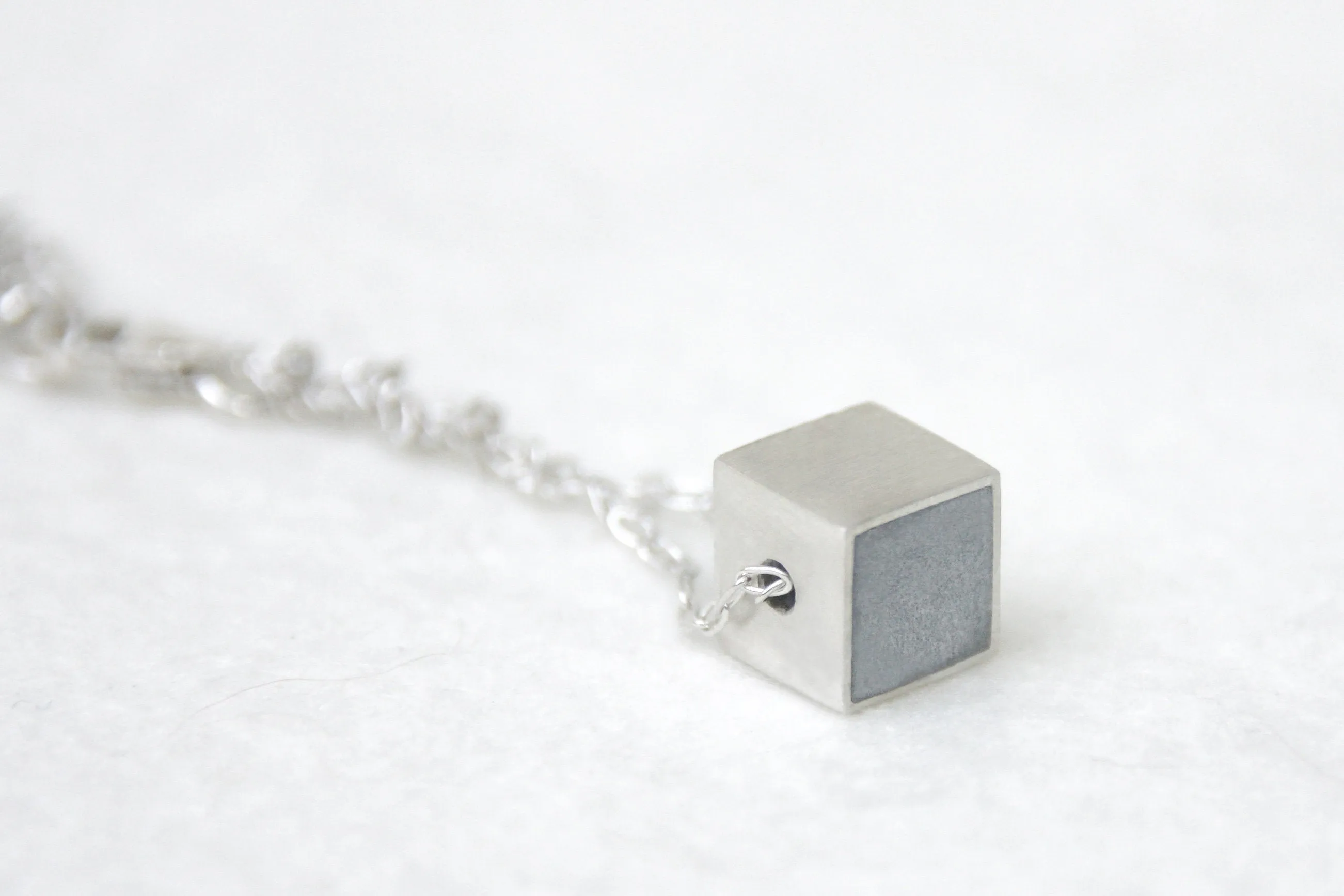 Everyday Geometric Cube Necklace
