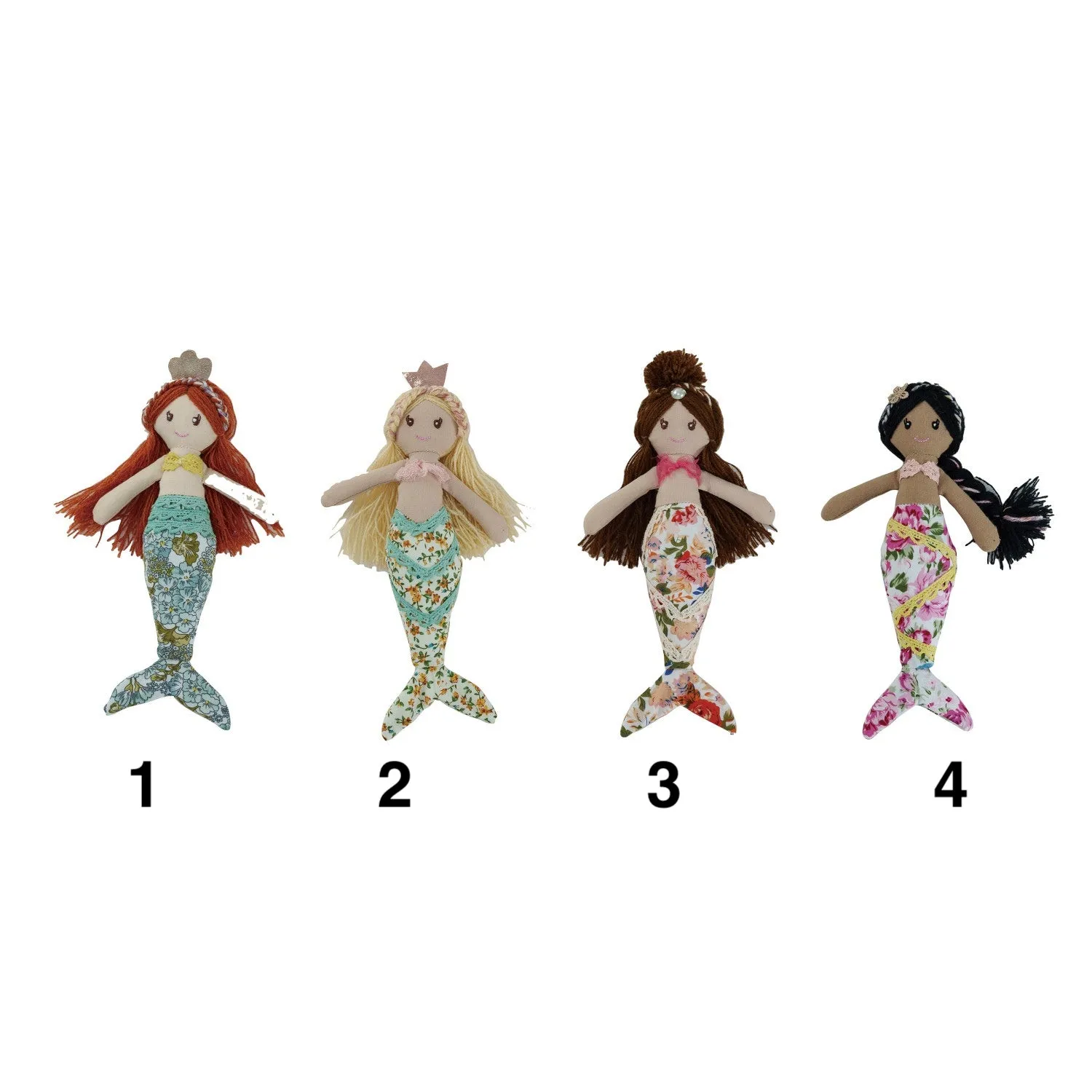 Fabric Mermaid Dolls