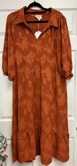 Fall Floral Midi Dress by Umgee