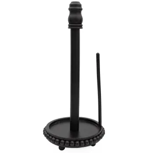 Farmhouse Paper Towel Holder (Black, Case of 16)