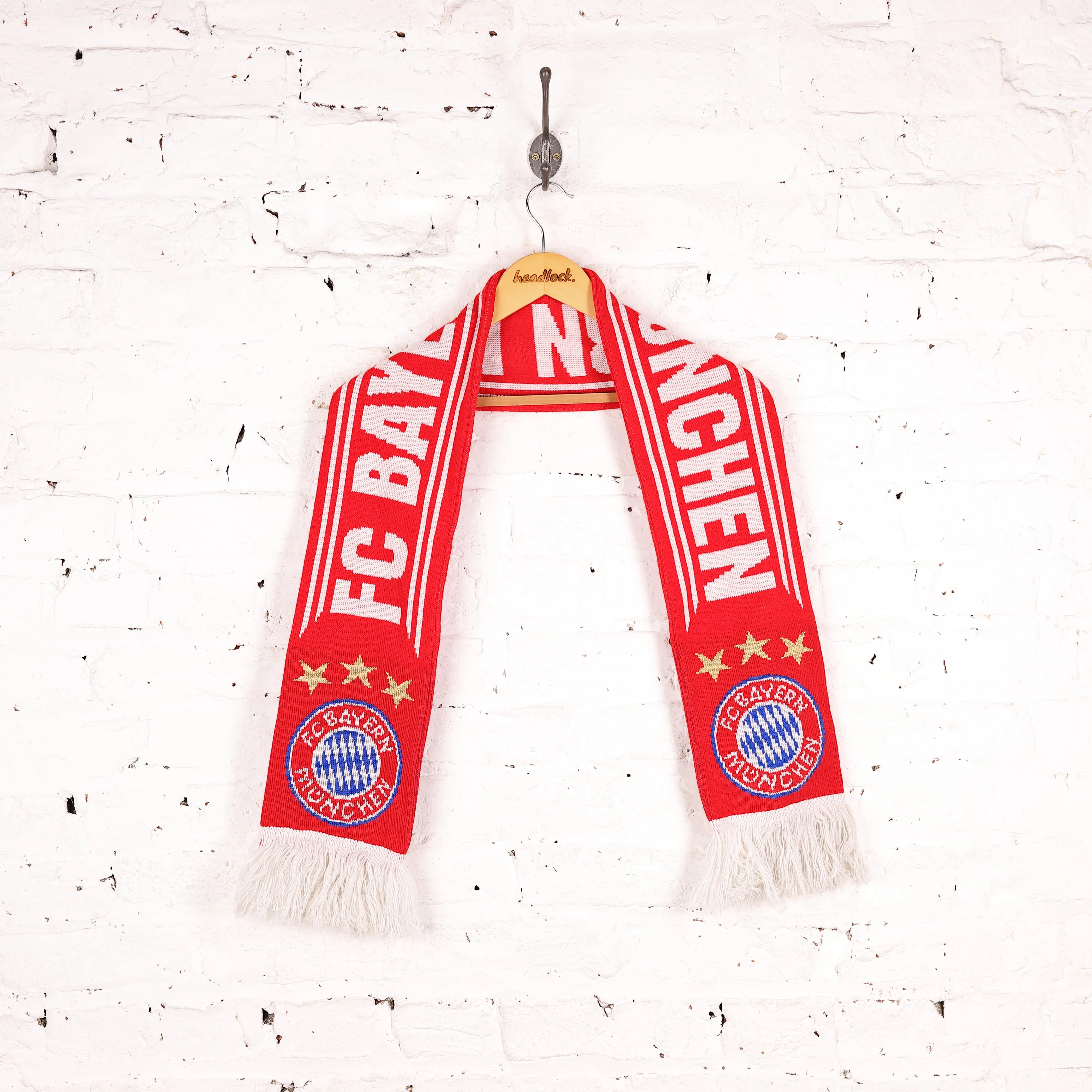 FC Bayern Munich Football Scarf - Red - One Size