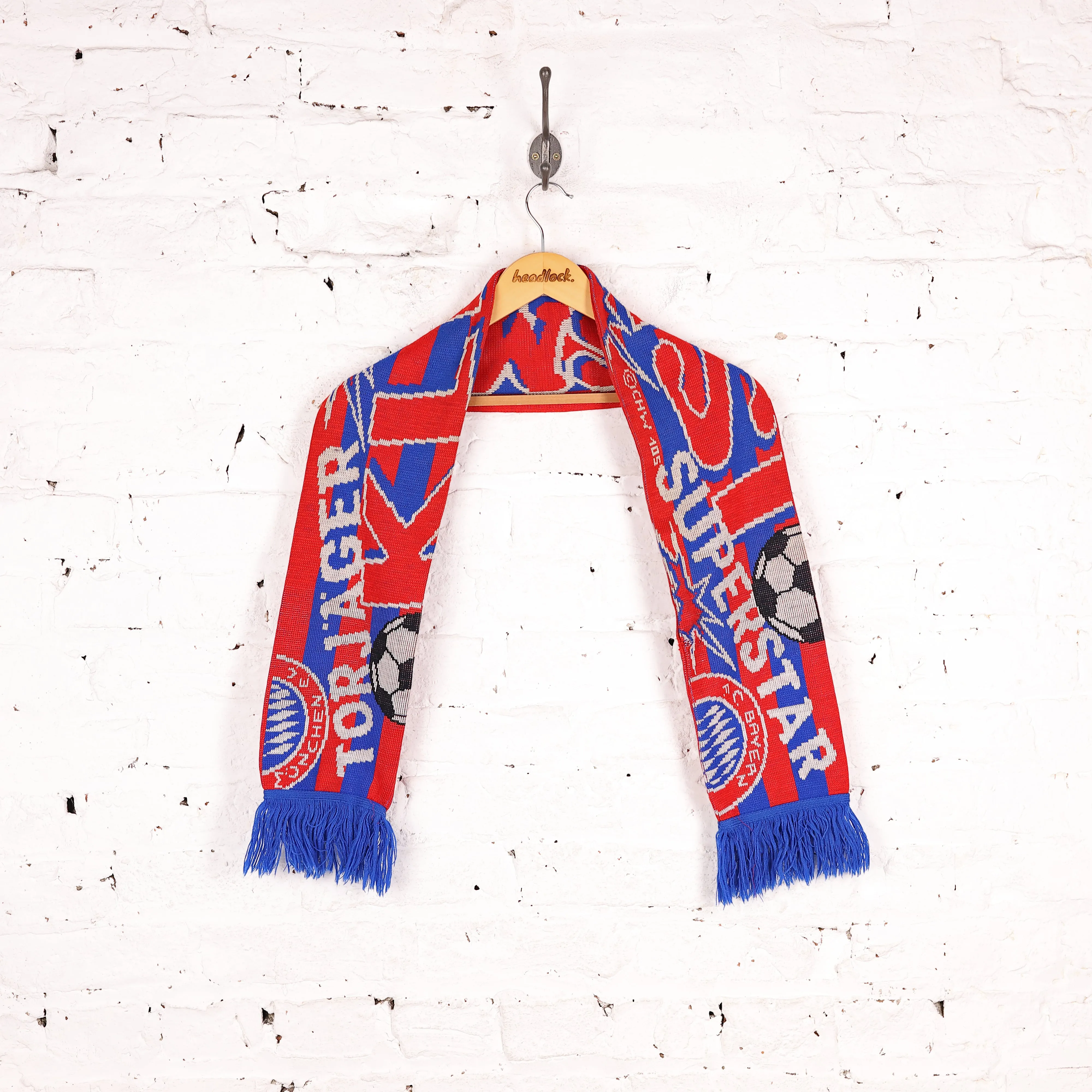 FC Bayern Munich Klinsman Football Scarf - Red - One Size